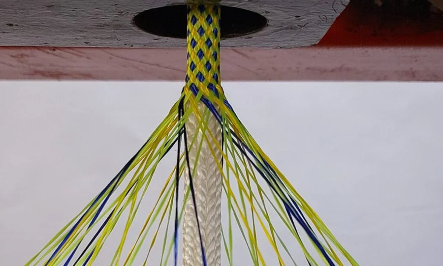 A Rope Manufacturing Process Is Done At Namah Ropes Factory Location